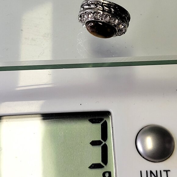 Tiger Eye Stud Earrings - Picture 13 of 13